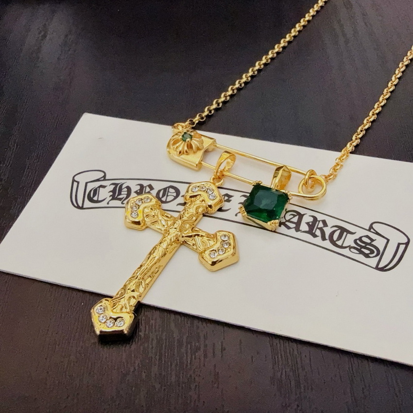 Ch*0me heart necklace-113