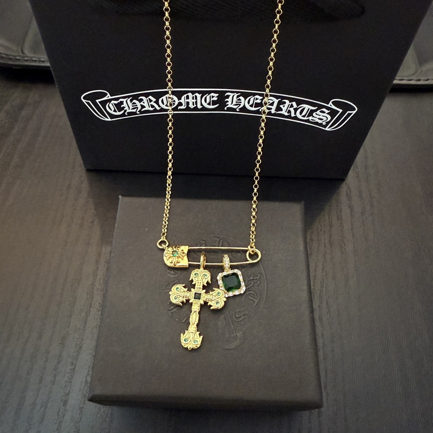 Ch*0me heart necklace-114
