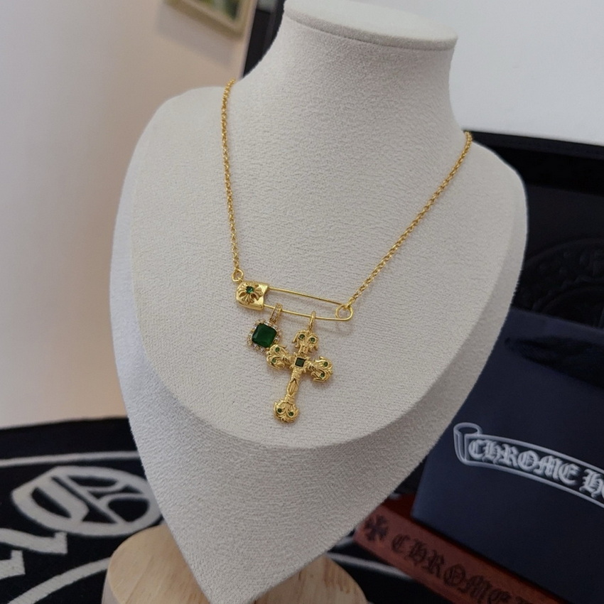 Ch*0me heart necklace-114