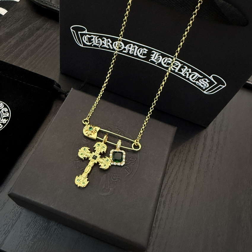 Ch*0me heart necklace-114