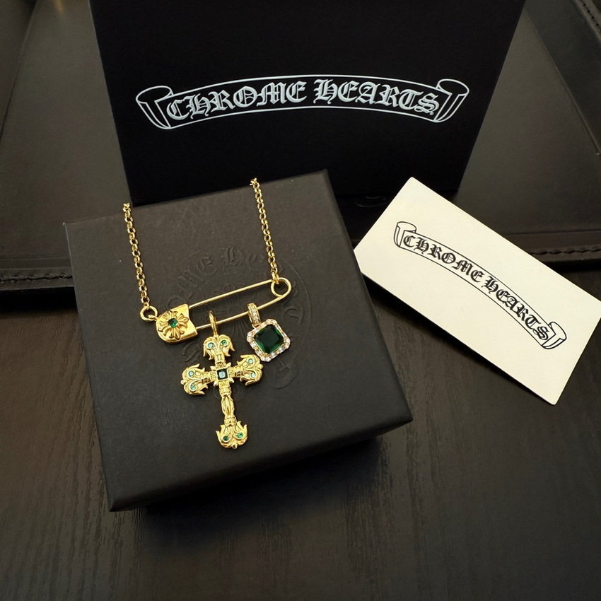 Ch*0me heart necklace-114