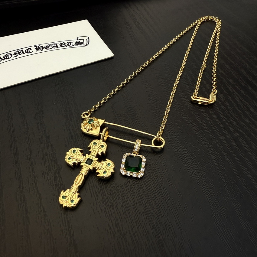 Ch*0me heart necklace-114
