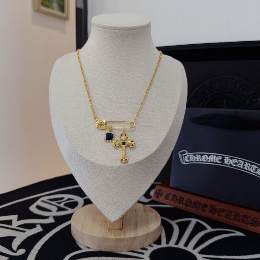 Ch*0me heart necklace-116