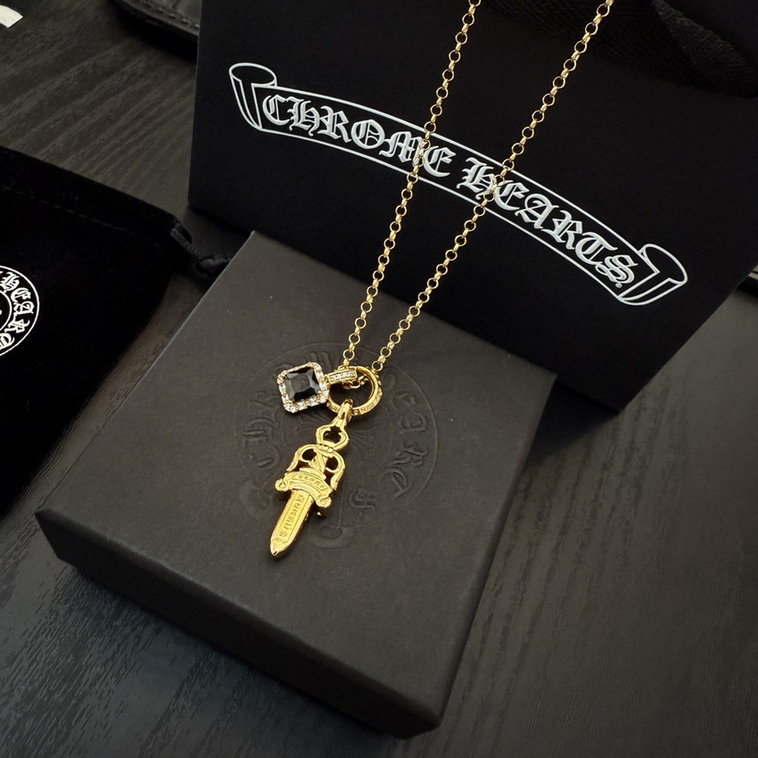 Ch*0me heart necklace-117