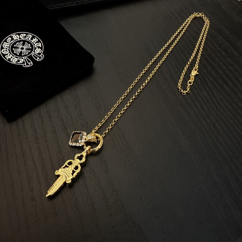 Ch*0me heart necklace-117