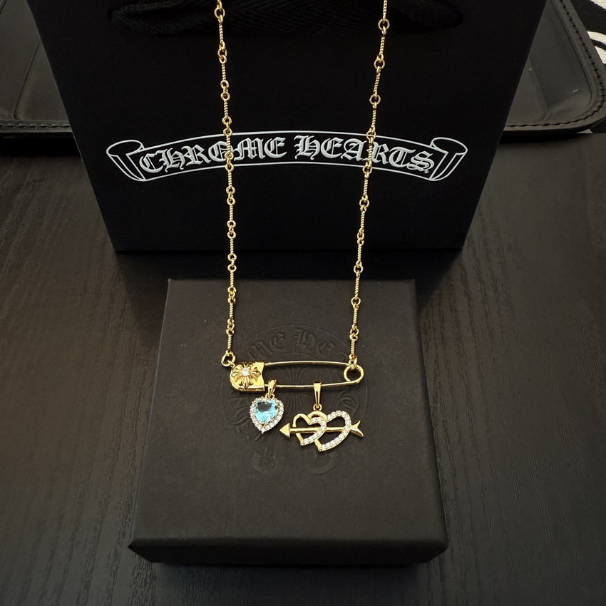 Ch*0me heart necklace-119