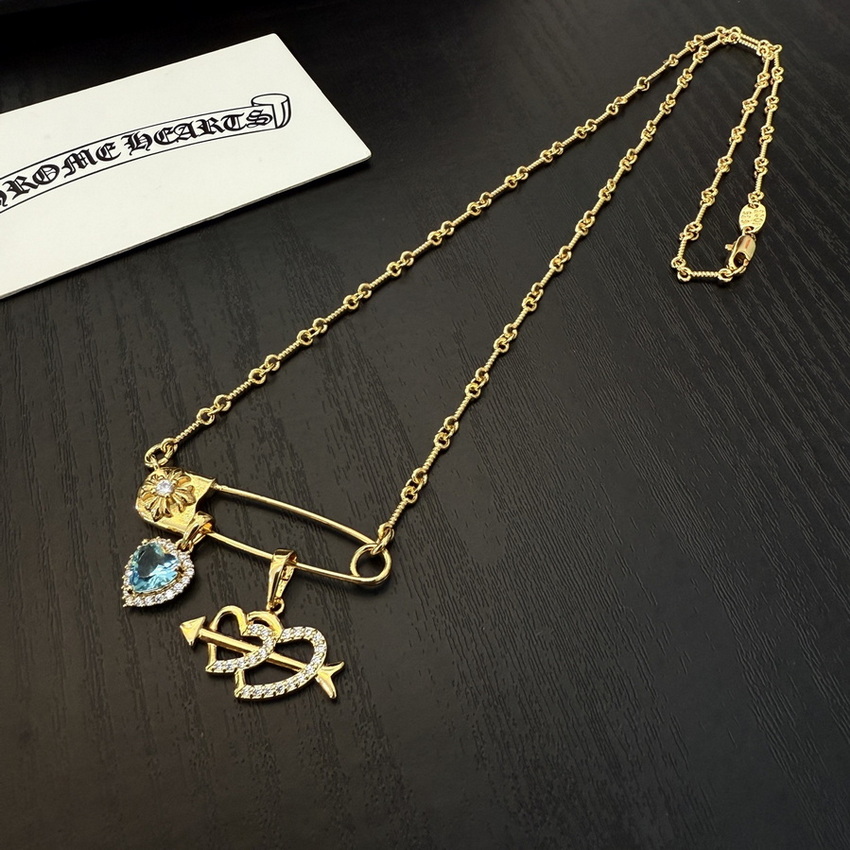 Ch*0me heart necklace-119