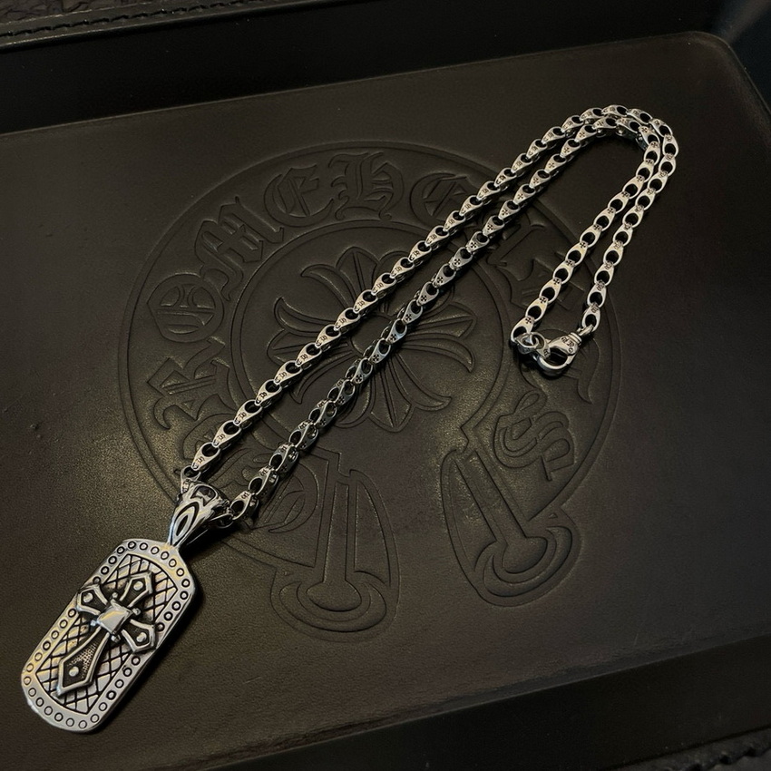 Ch*0me heart necklace-122