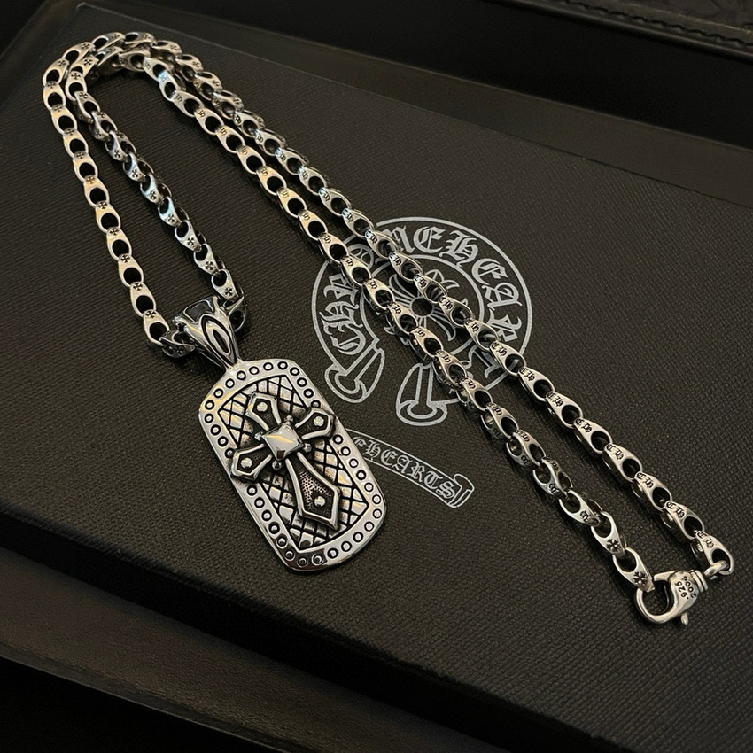 Ch*0me heart necklace-122
