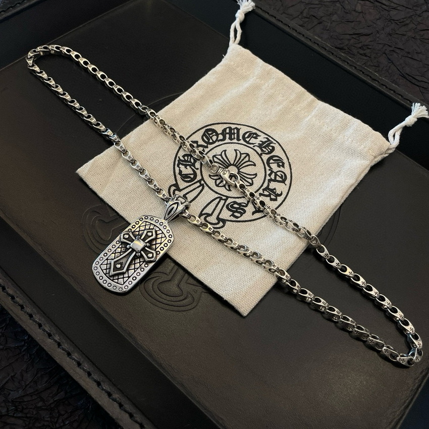 Ch*0me heart necklace-122
