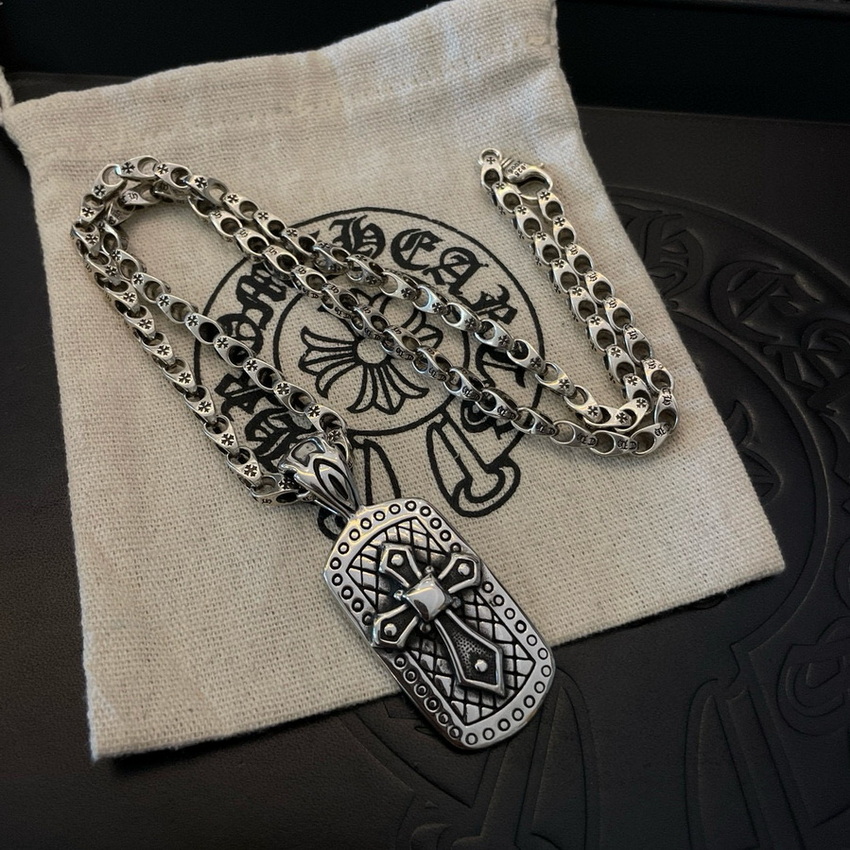 Ch*0me heart necklace-122