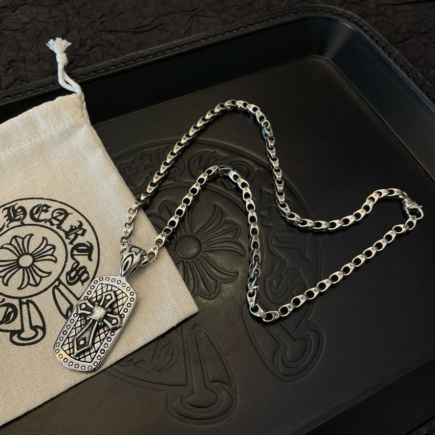 Ch*0me heart necklace-122