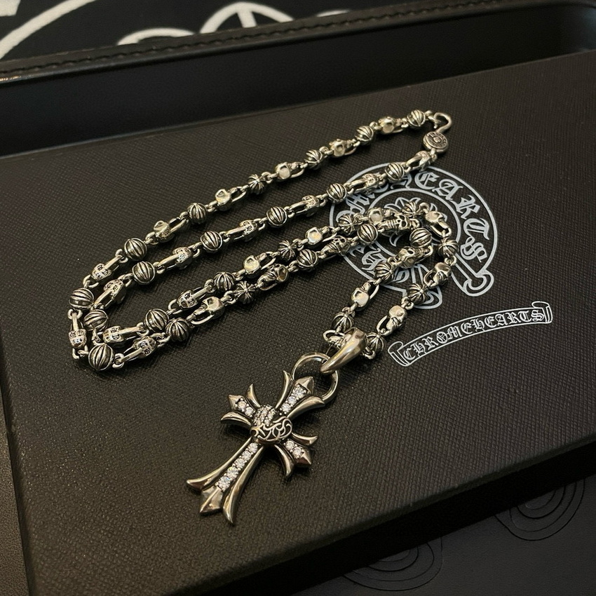 Ch*0me heart necklace-123