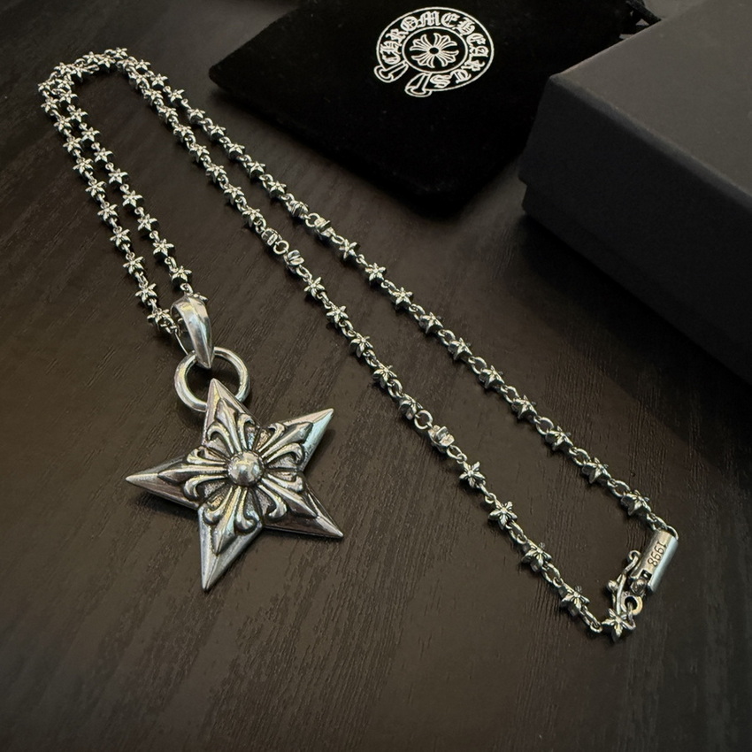 Ch*0me heart necklace-124