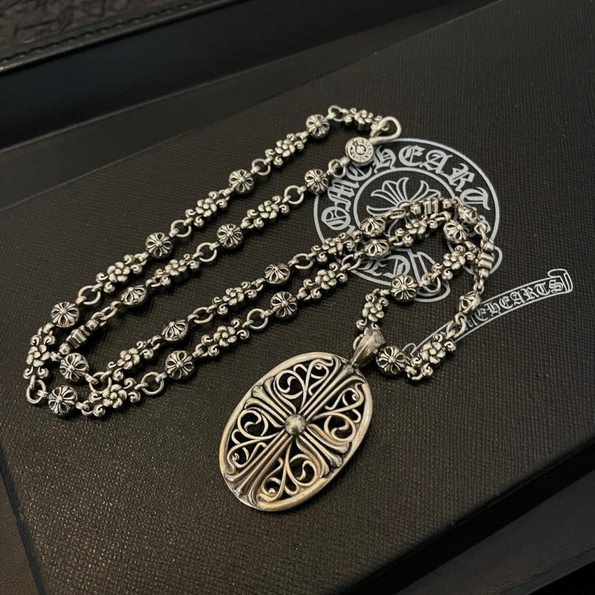 Ch*0me heart necklace-127