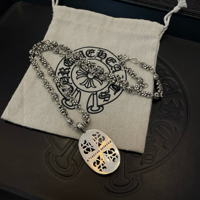 Ch*0me heart necklace-127