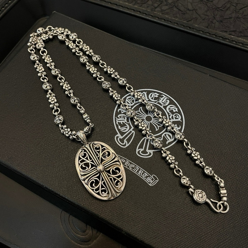 Ch*0me heart necklace-127