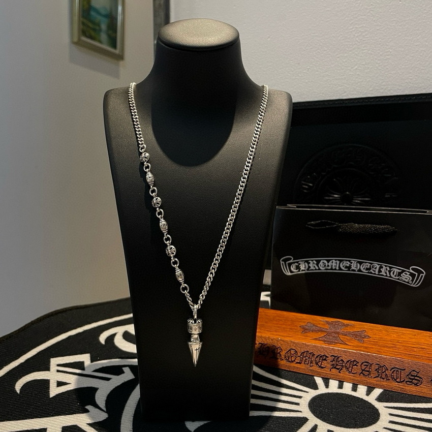 Ch*0me heart necklace-128