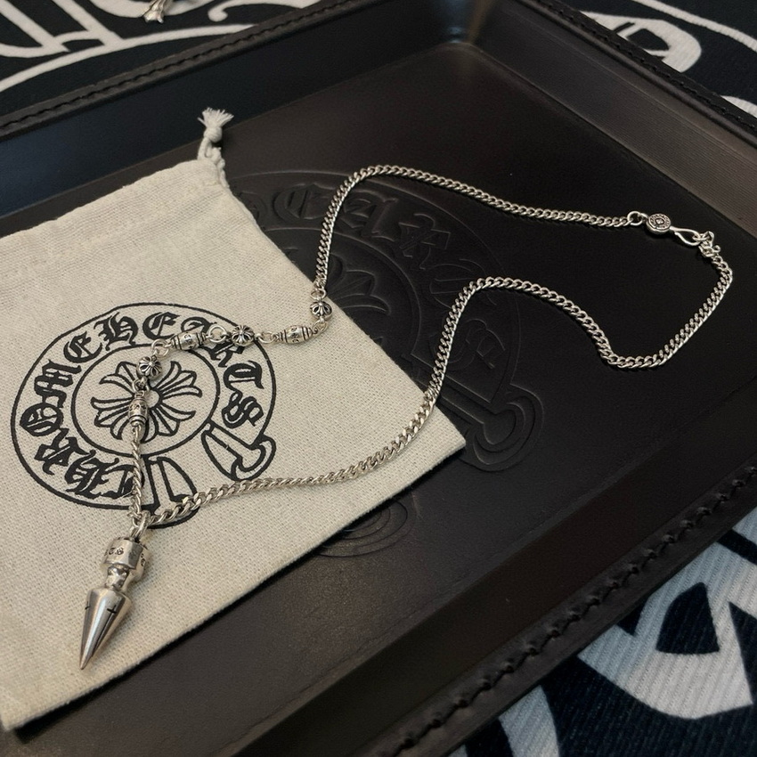 Ch*0me heart necklace-128