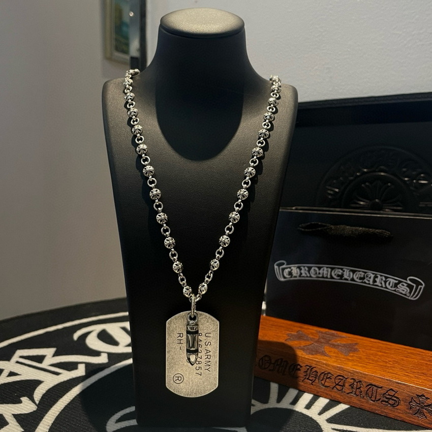 Ch*0me heart necklace-130