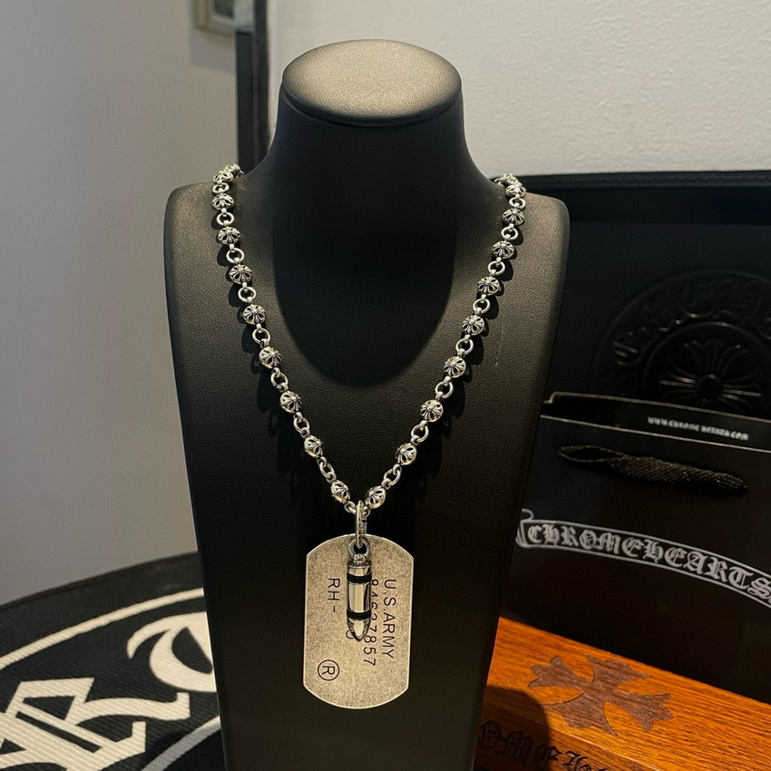 Ch*0me heart necklace-130