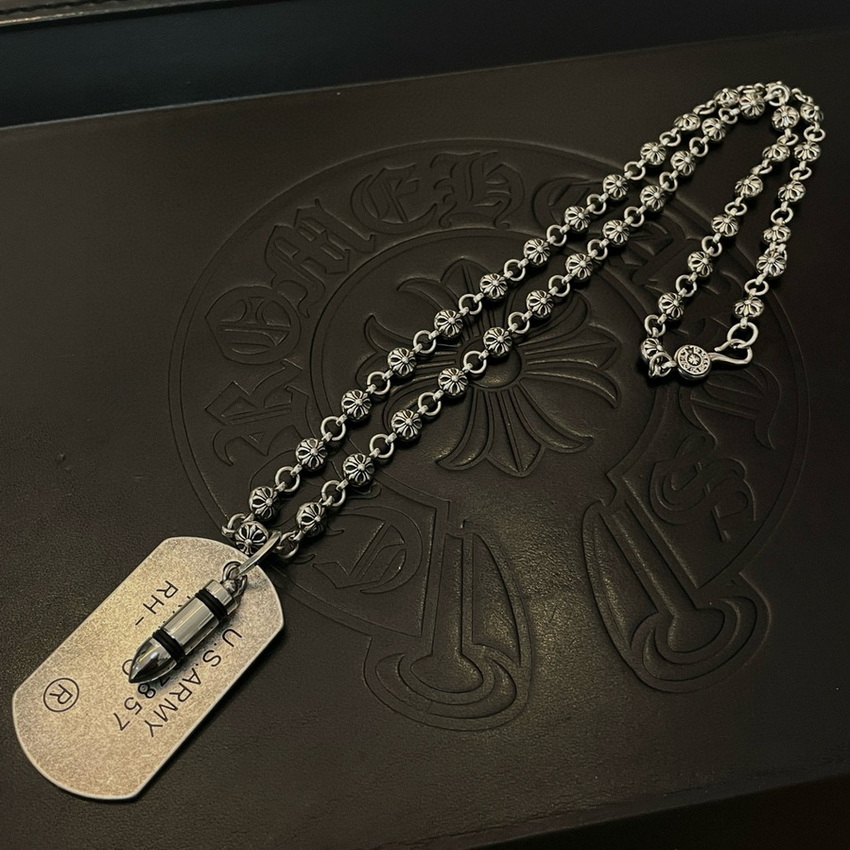 Ch*0me heart necklace-130