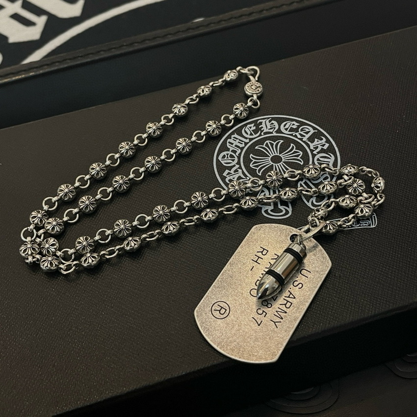 Ch*0me heart necklace-130