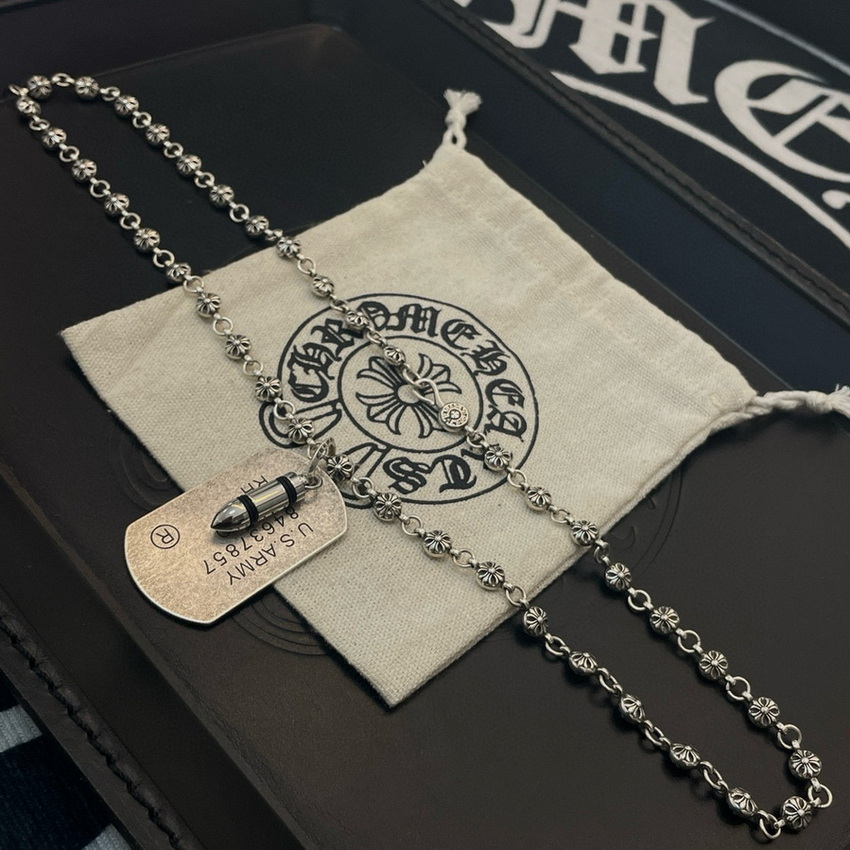 Ch*0me heart necklace-130