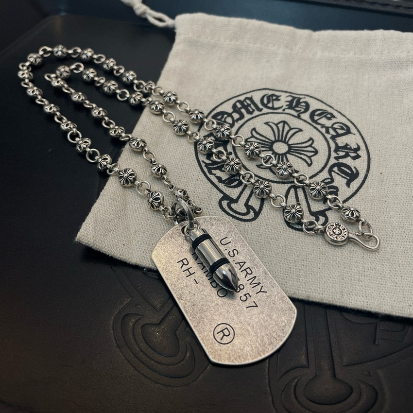 Ch*0me heart necklace-130