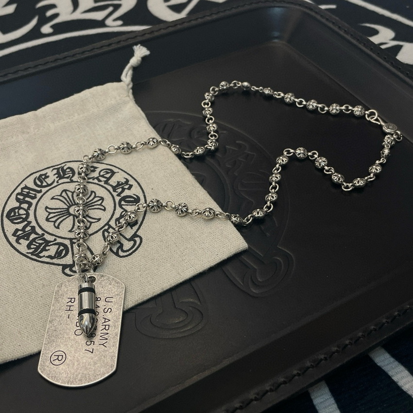 Ch*0me heart necklace-130