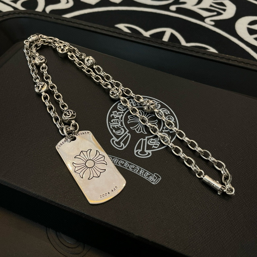 Ch*0me heart necklace-131
