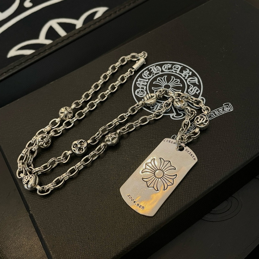 Ch*0me heart necklace-131