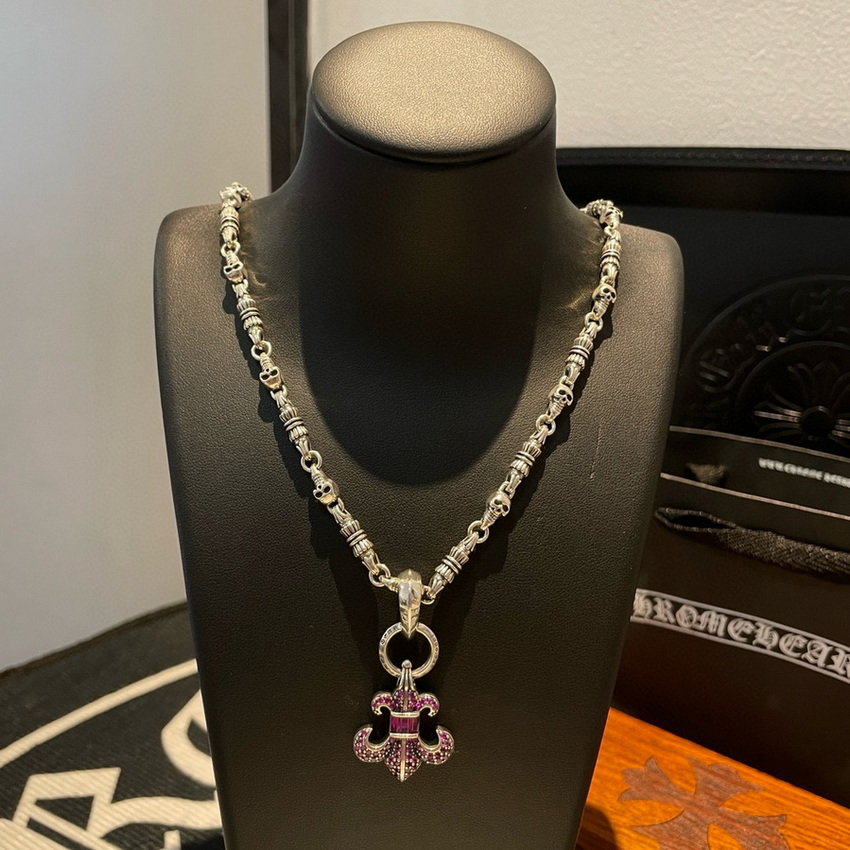 Ch*0me heart necklace-134