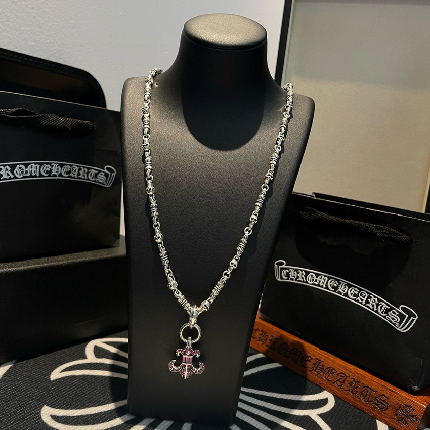 Ch*0me heart necklace-134
