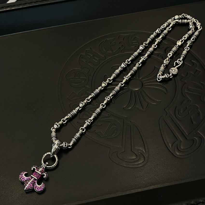 Ch*0me heart necklace-134