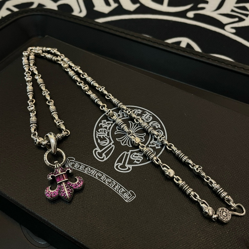 Ch*0me heart necklace-134