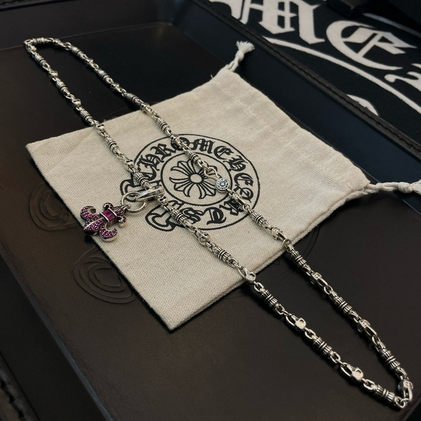 Ch*0me heart necklace-134