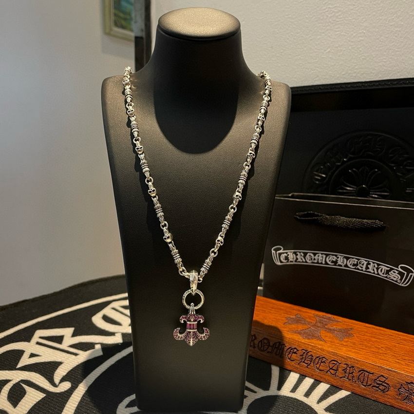 Ch*0me heart necklace-134