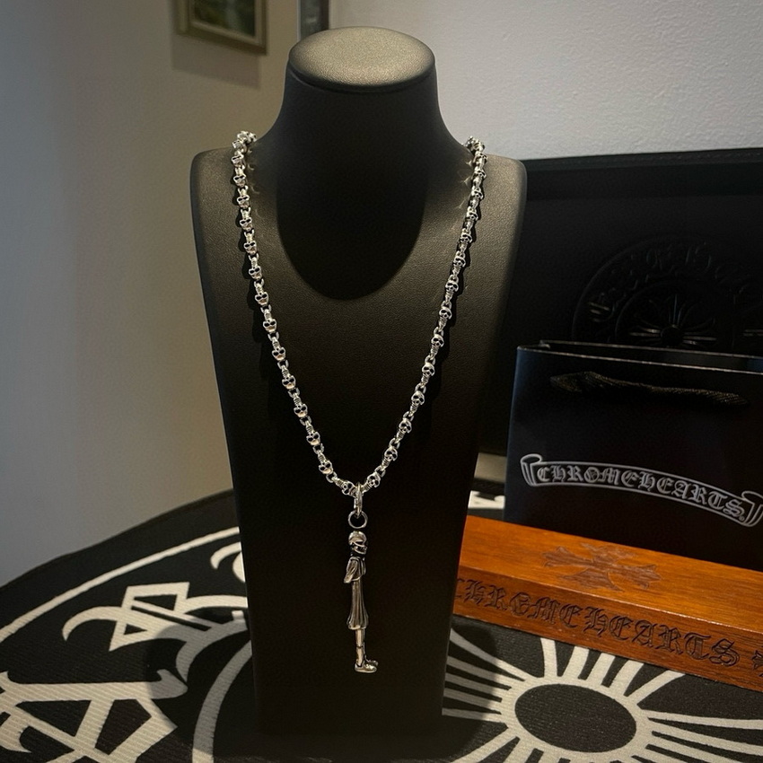 Ch*0me heart necklace-136