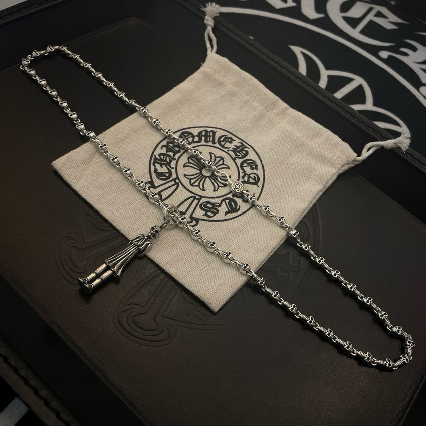 Ch*0me heart necklace-136