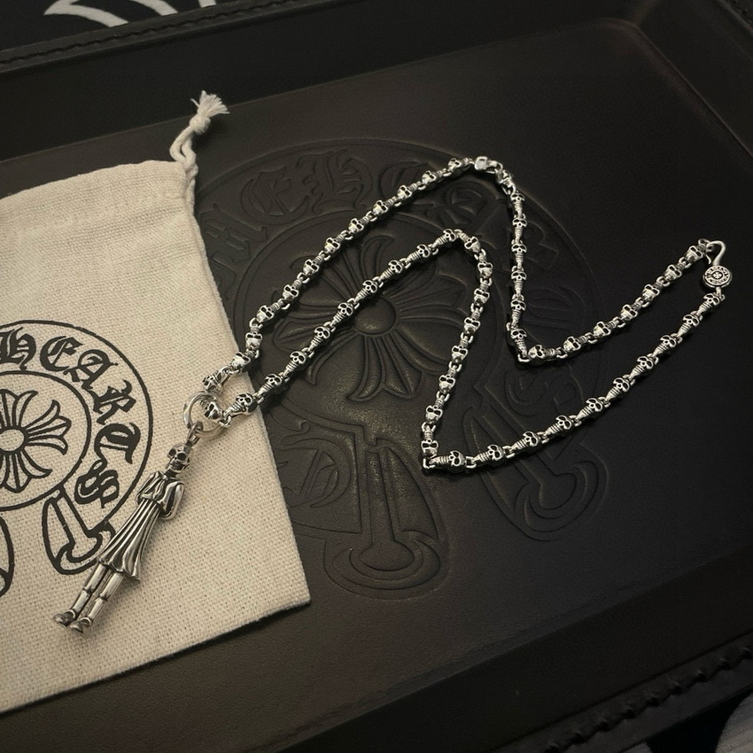 Ch*0me heart necklace-136