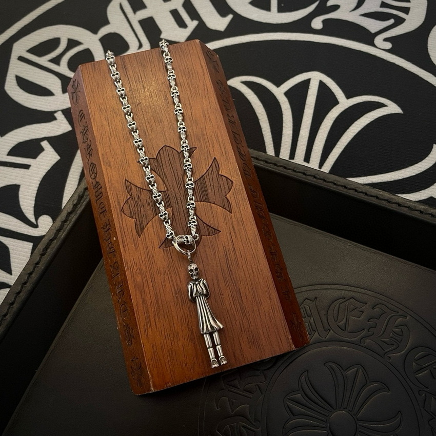 Ch*0me heart necklace-136