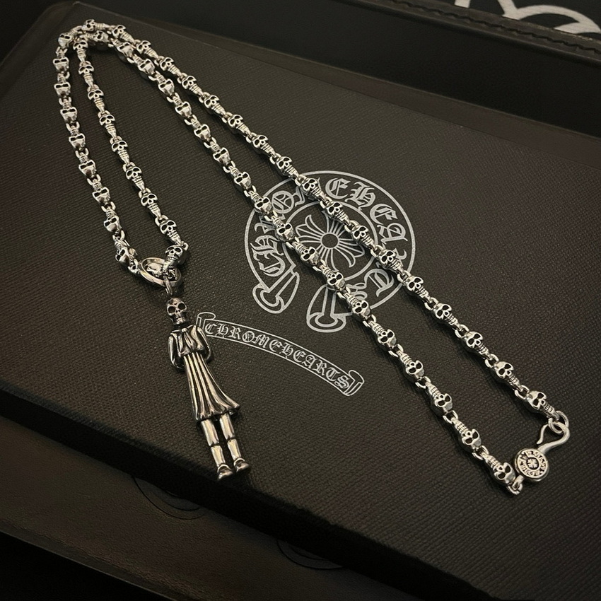 Ch*0me heart necklace-136