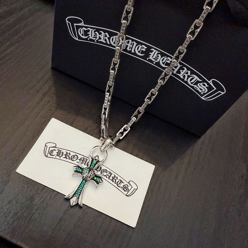 Ch*0me heart necklace-138