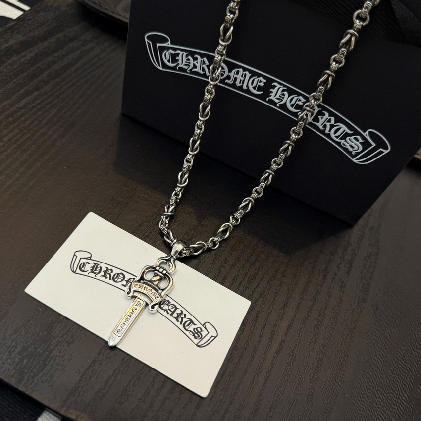 Ch*0me heart necklace-139