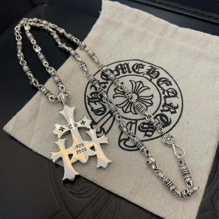 Ch*0me heart necklace-142