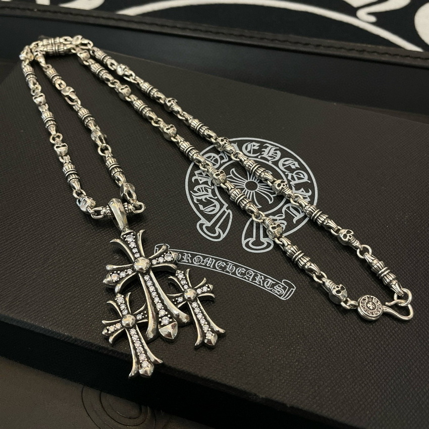 Ch*0me heart necklace-142