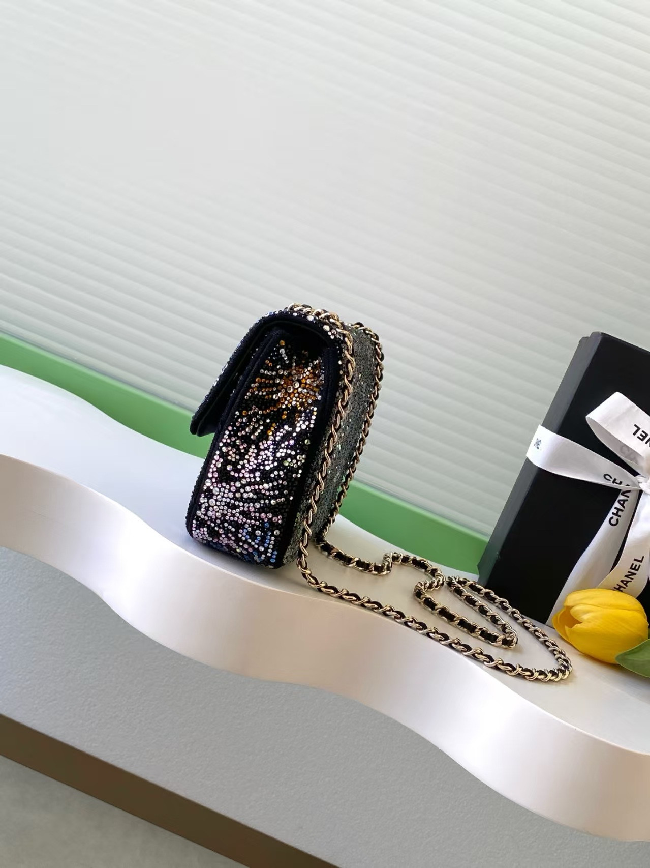 Ch**el Evening Bag 14x21x8cm