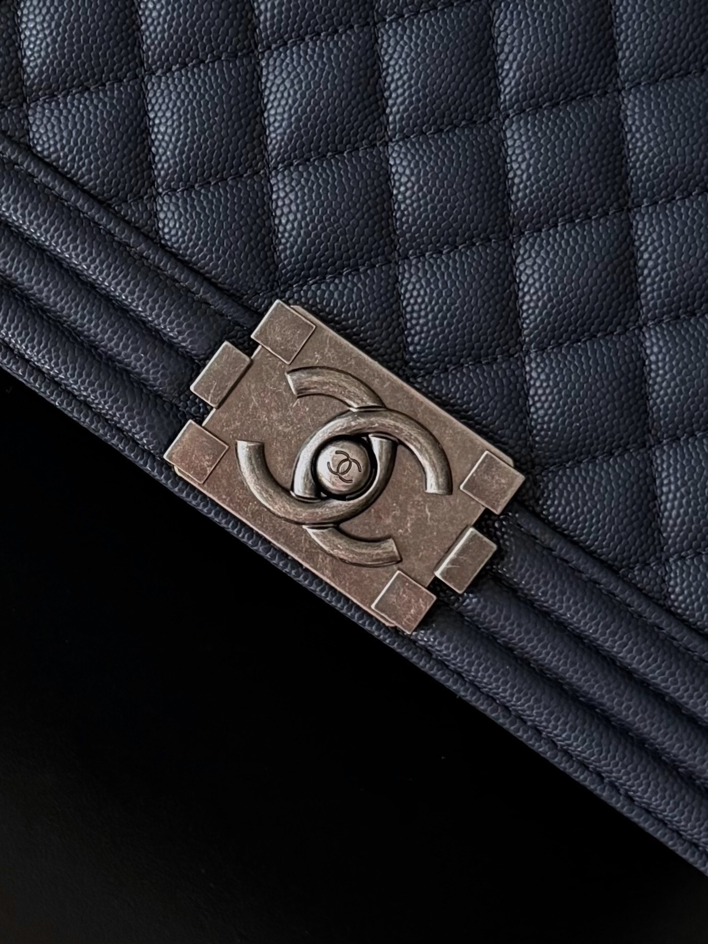Ch**el Boy Handbag 15x25x9cm