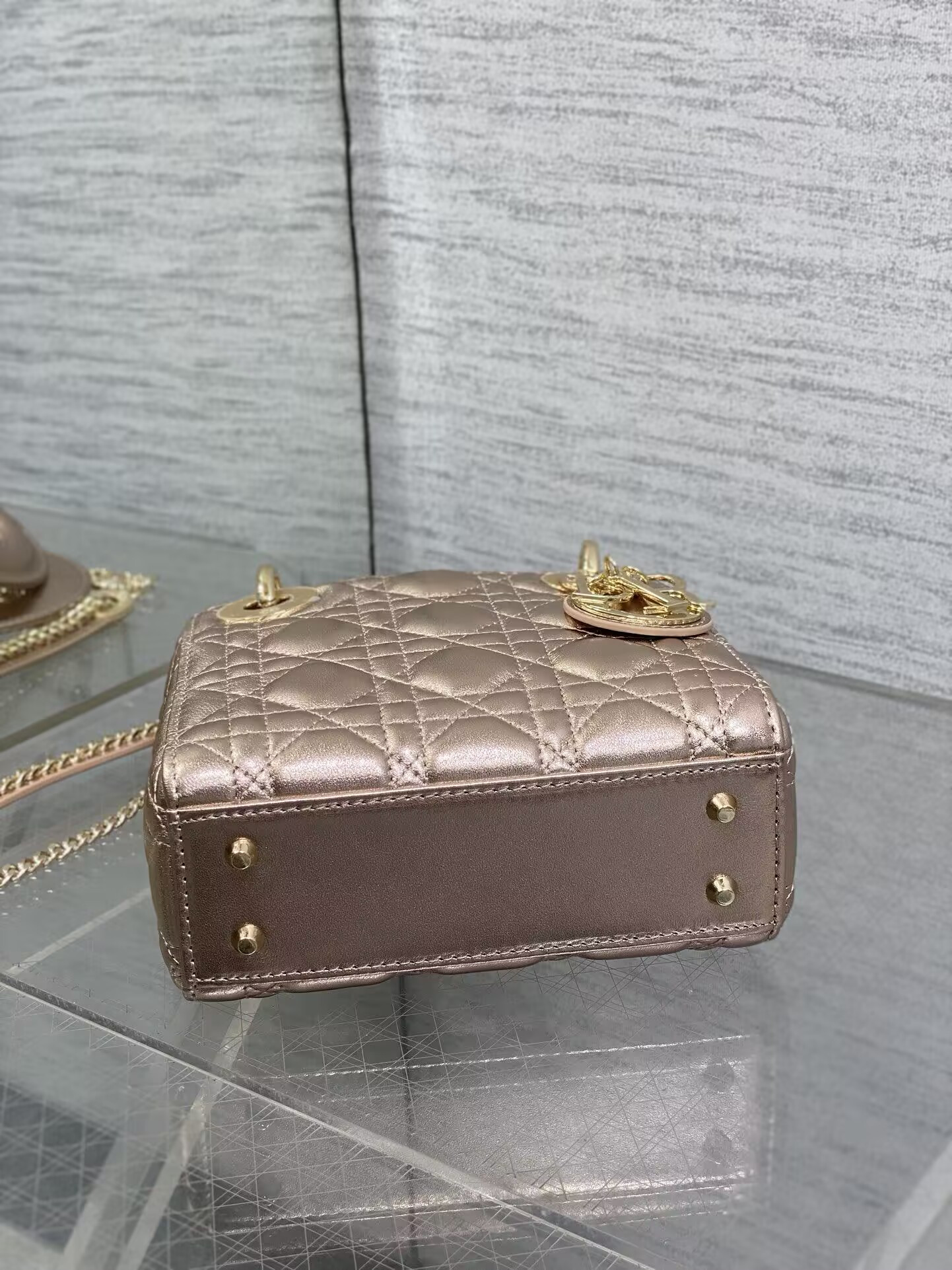 Mini Lady D10r Bag Cannage Calfskin 17 x 15 x 7 cm